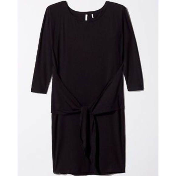Aritzia Babaton The Group Friedman wrap / shift black dress S - Picture 2 of 11